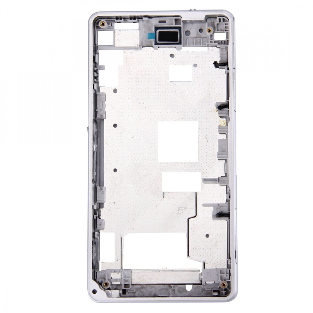 Front Housing LCD Frame Bezel for Sony Xperia Z1 Compact / Mini (White) Sony Replacement Parts Sony Xperia Z1 Compact